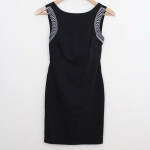 Zara Trafaluc Mini Pencil Dress Embellished Beads